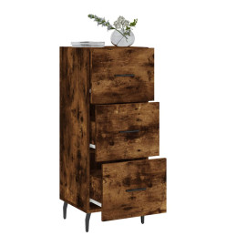 Buffet Chêne fumé 34,5x34x90 cm Bois d'ingénierie