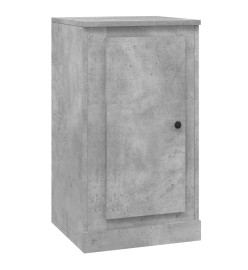 Buffet gris béton 37,5x35,5x67,5 cm bois d'ingénierie