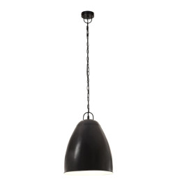 Lampe suspendue industrielle 25 W Noir Rond 32 cm E27