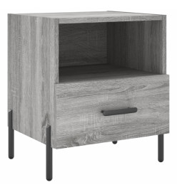 Tables de chevet 2 pcs gris sonoma 40x35x47,5 cm