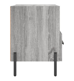 Tables de chevet 2 pcs gris sonoma 40x35x47,5 cm