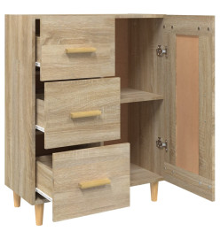 Buffet Chêne sonoma 69,5x34x90 cm Bois d'ingénierie