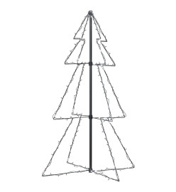 Arbre de Noël cône 160 LED d'intérieur/d'extérieur 78x120 cm