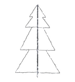 Arbre de Noël cône 160 LED d'intérieur/d'extérieur 78x120 cm