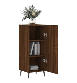 Buffet Chêne marron 34,5x34x90 cm Bois d'ingénierie