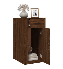 Armoire de bureau Chêne marron 40x49x75 cm Bois d'ingénierie