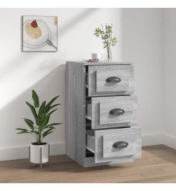 Buffet sonoma gris 36x35,5x67,5 cm bois d'ingénierie