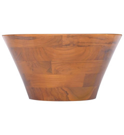 Lavabo Bois de teck massif Φ40x20 cm