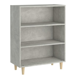 Buffet Gris béton 69,5x32,5x90 cm Bois d'ingénierie