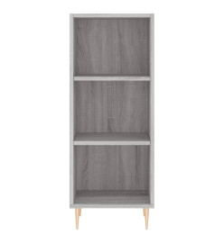 Buffet haut Sonoma gris 34,5x32,5x180 cm Bois d'ingénierie