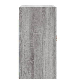 Armoire murale sonoma gris 60x31x60 cm bois d'ingénierie