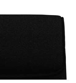 Banc Noir 100x64x80 cm Tissu