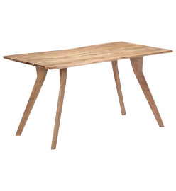 Table de salle à manger 140x80x76 cm Bois d'acacia massif