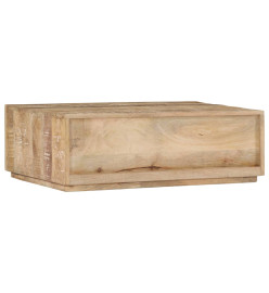 Table basse 90x60x30 cm Bois de manguier massif