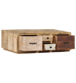 Table basse 90x60x30 cm Bois de manguier massif