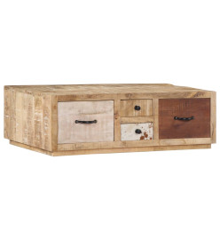 Table basse 90x60x30 cm Bois de manguier massif