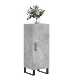 Buffet Gris béton 34,5x34x90 cm Bois d'ingénierie