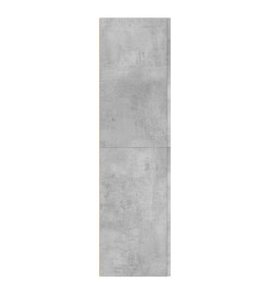 Meuble TV Gris béton 30,5x30x110 cm Aggloméré