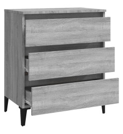 Buffet Sonoma gris 60x35x69 cm Bois d'ingénierie