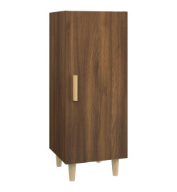 Buffet Chêne marron 34,5x34x90 cm Bois d'ingénierie