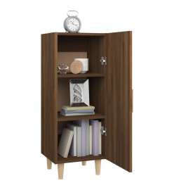 Buffet Chêne marron 34,5x34x90 cm Bois d'ingénierie