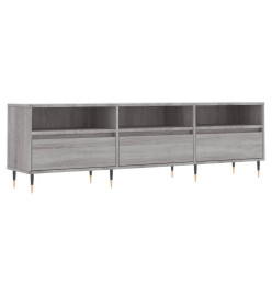 Meuble TV sonoma gris 150x30x44,5 cm bois d'ingénierie