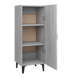 Buffet Sonoma gris 34,5x34x90 cm Bois d'ingénierie