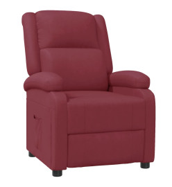 Fauteuil inclinable Rouge bordeaux Similicuir