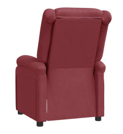 Fauteuil inclinable Rouge bordeaux Similicuir