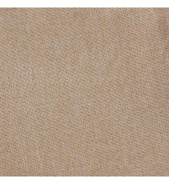 Rideaux occultants Aspect lin avec œillets 2pcs Beige 140x225cm