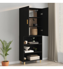 Armoire murale suspendue Noir 69,5x34x90 cm