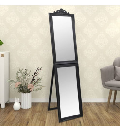 Miroir sur pied Noir 50x200 cm