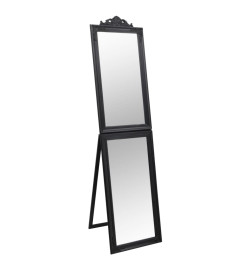 Miroir sur pied Noir 50x200 cm