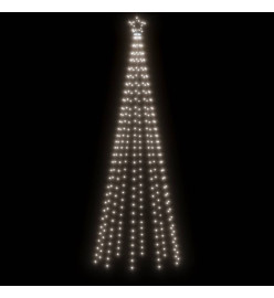 Sapin de Noël avec piquet Blanc froid 310 LED 300 cm