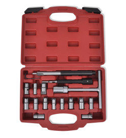 Ensemble de couteau de siège d'injecteur diesel 17 pcs