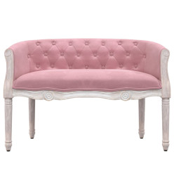 Banc Rose 98x56x69 cm Velours