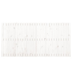 Tête de lit murale Blanc 185x3x90 cm Bois massif de pin