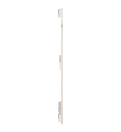 Tête de lit murale Blanc 185x3x90 cm Bois massif de pin