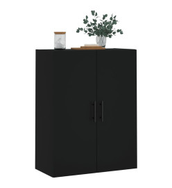 Armoire murale noir 69,5x34x90 cm