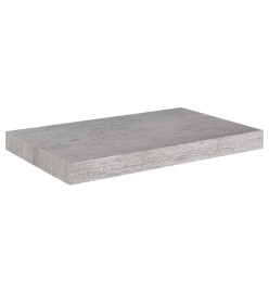 Étagères murales flottantes 4 pcs Gris béton 50x23x3,8 cm MDF