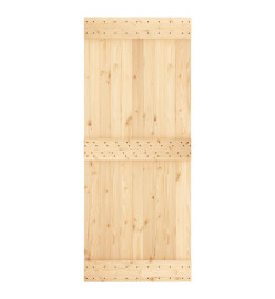 Porte 85x210 cm bois massif de pin