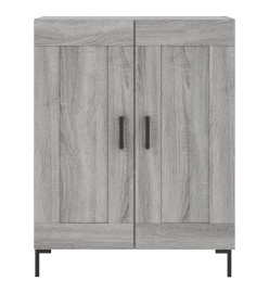 Buffet haut Sonoma gris 69,5x34x180 cm Bois d'ingénierie