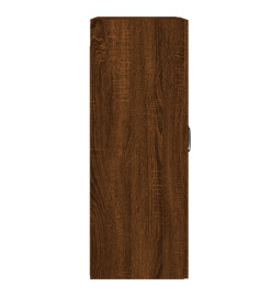 Armoires murales 2 pcs chêne marron bois d'ingénierie