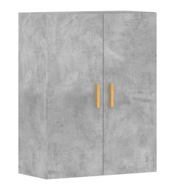 Armoires murales 2 pcs gris béton bois d'ingénierie