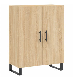 Buffet haut Chêne sonoma 69,5x34x180 cm Bois d'ingénierie