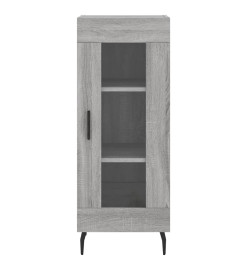 Buffet haut Sonoma gris 34,5x34x180 cm Bois d'ingénierie