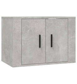 Meubles TV muraux 3 pcs gris béton 57x34,5x40 cm