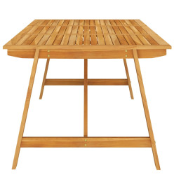 Mobilier de salle à manger de jardin 7 pcs Bois d'acacia solide