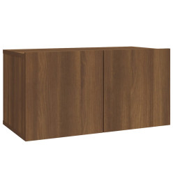 Ensemble de meubles TV 2 pcs Chêne marron Bois d'ingénierie