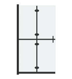 Paroi de douche pliable Verre ESG dépoli 70x190 cm